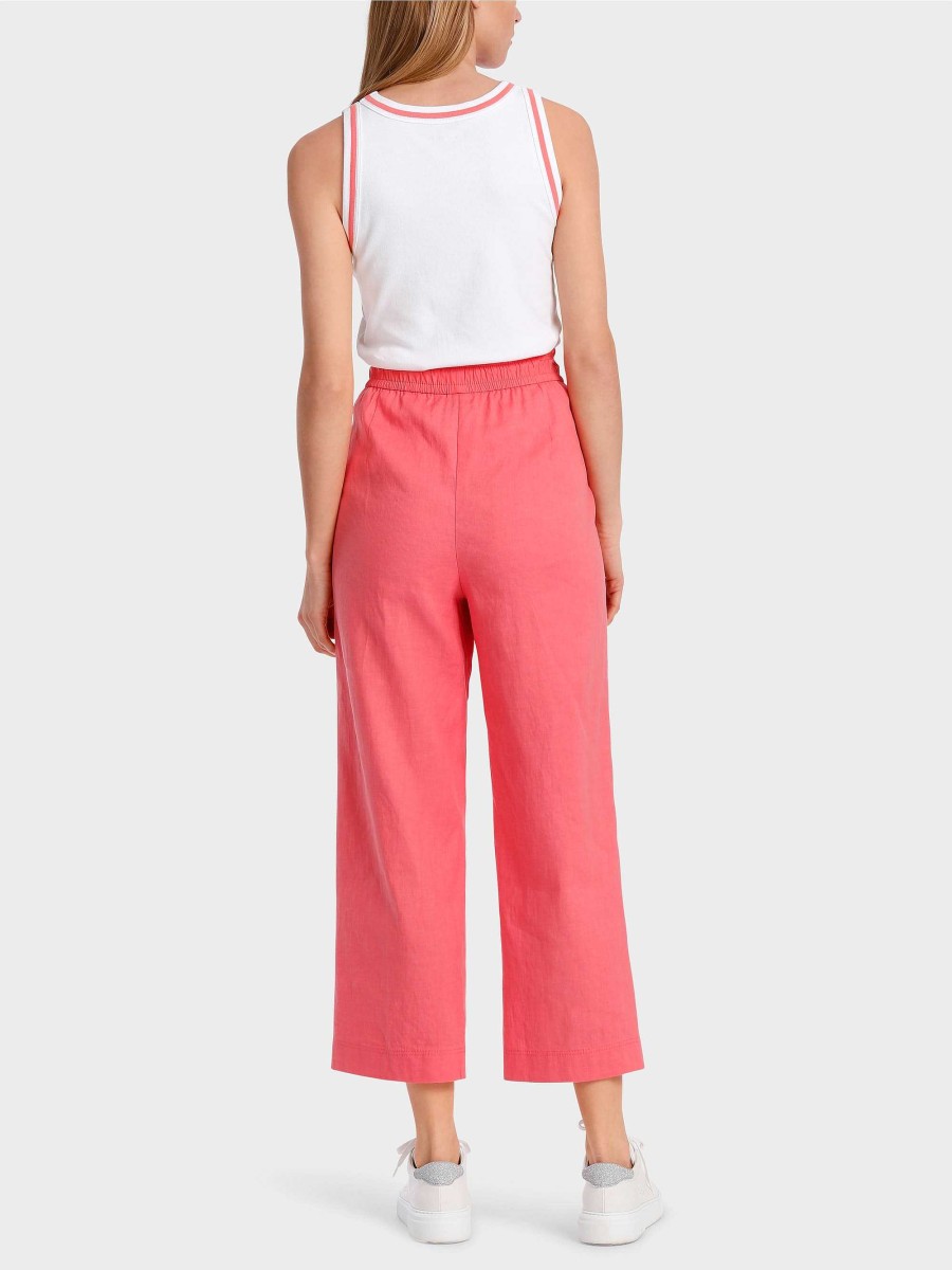 Marc Cain Linen Trousers Model Wusu Pants