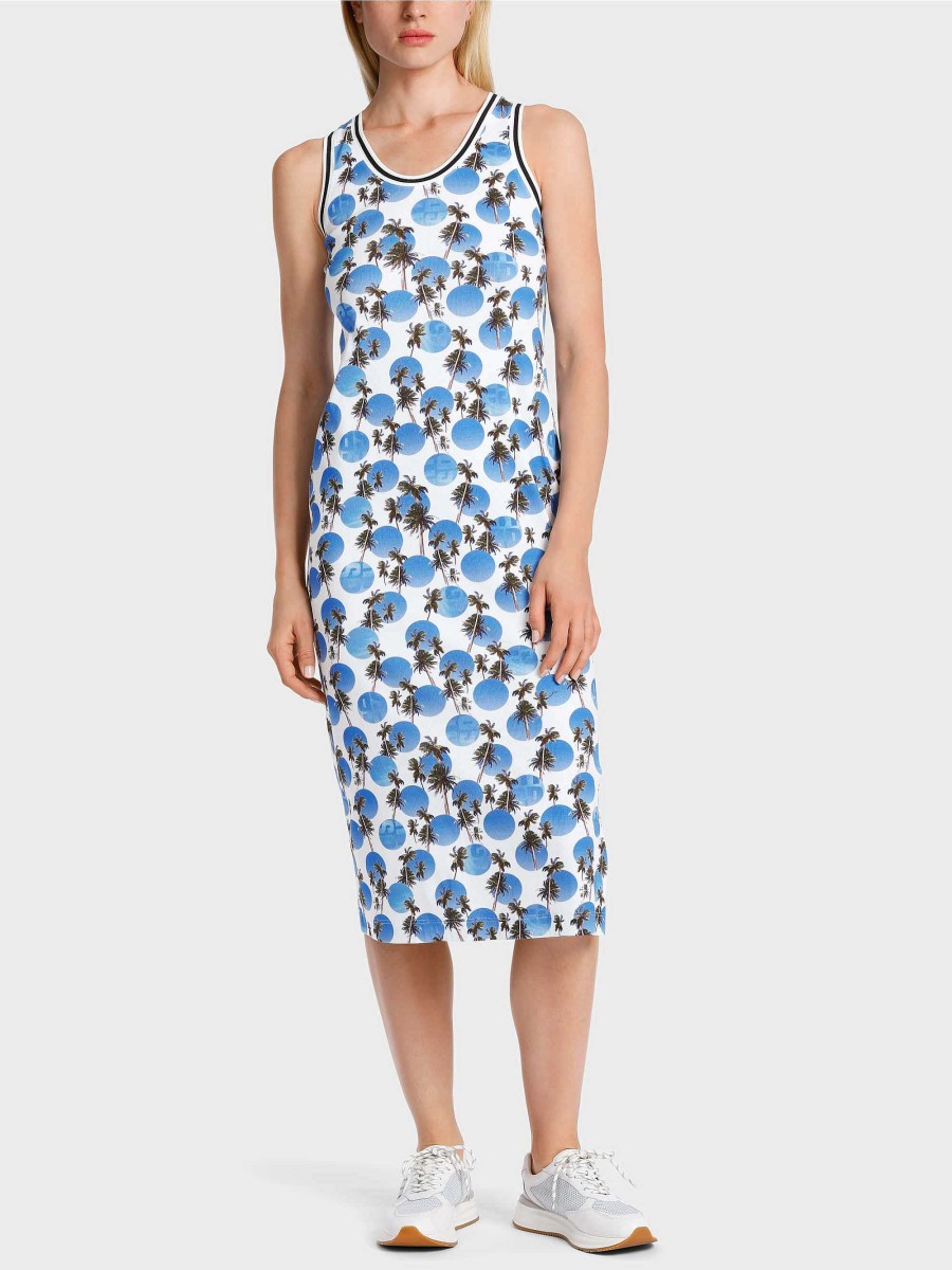 Marc Cain Beach Point Print Dress Dresses