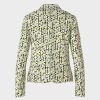 Marc Cain 70Ies Blazer With Graphic All-Over Print Pantsuits