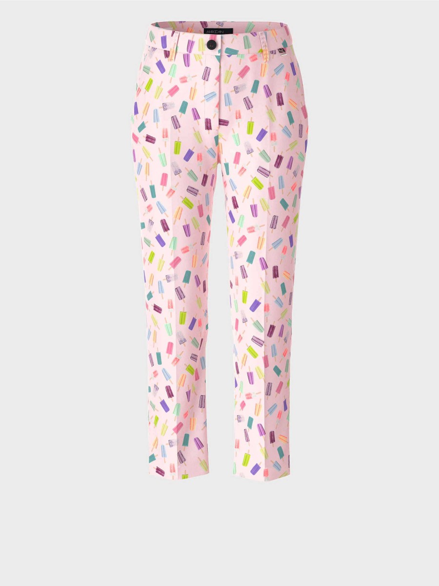 Marc Cain Franca Model With Popsicle Motif Pants